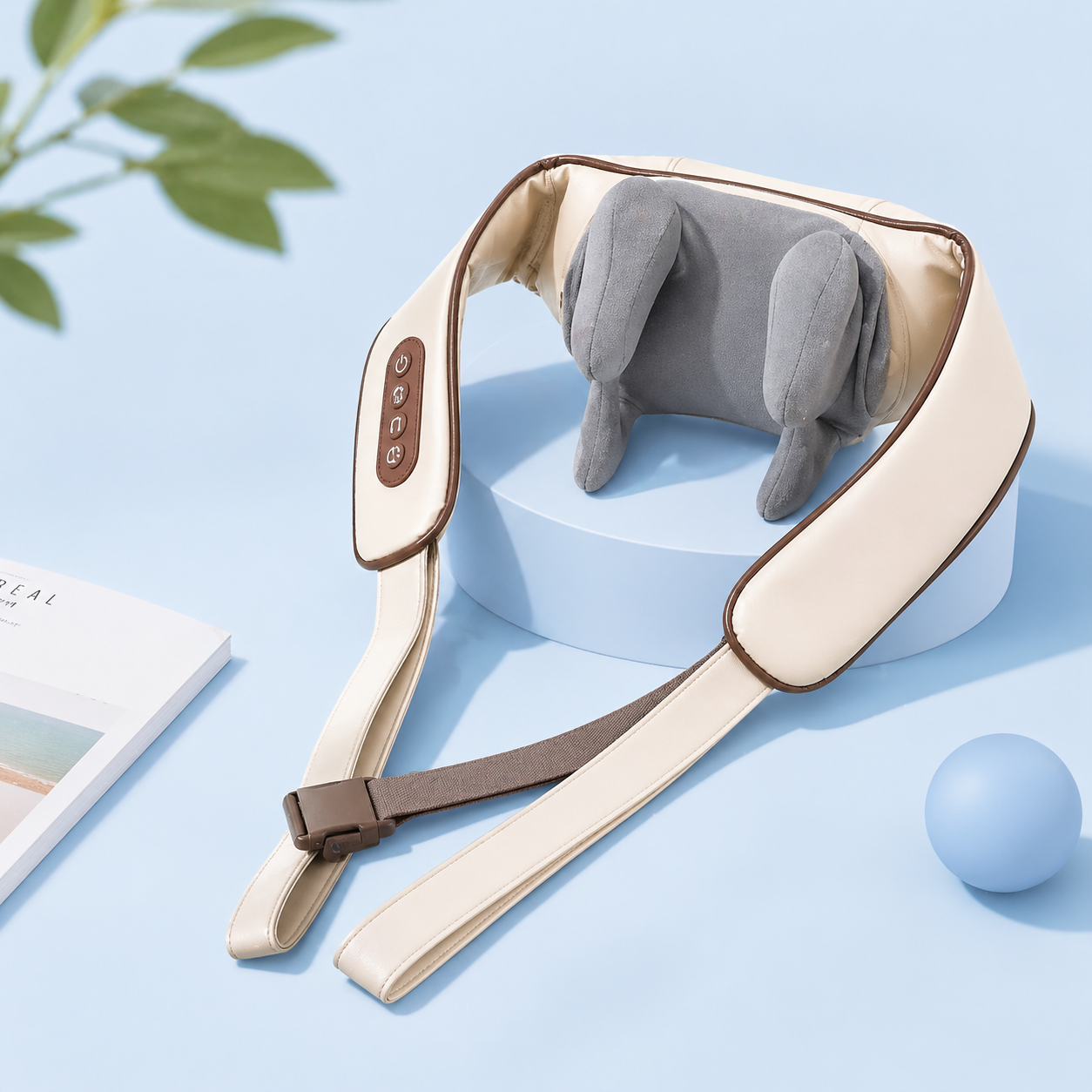 Wireless Neck & Shoulder Massager for Deep Pain Relief