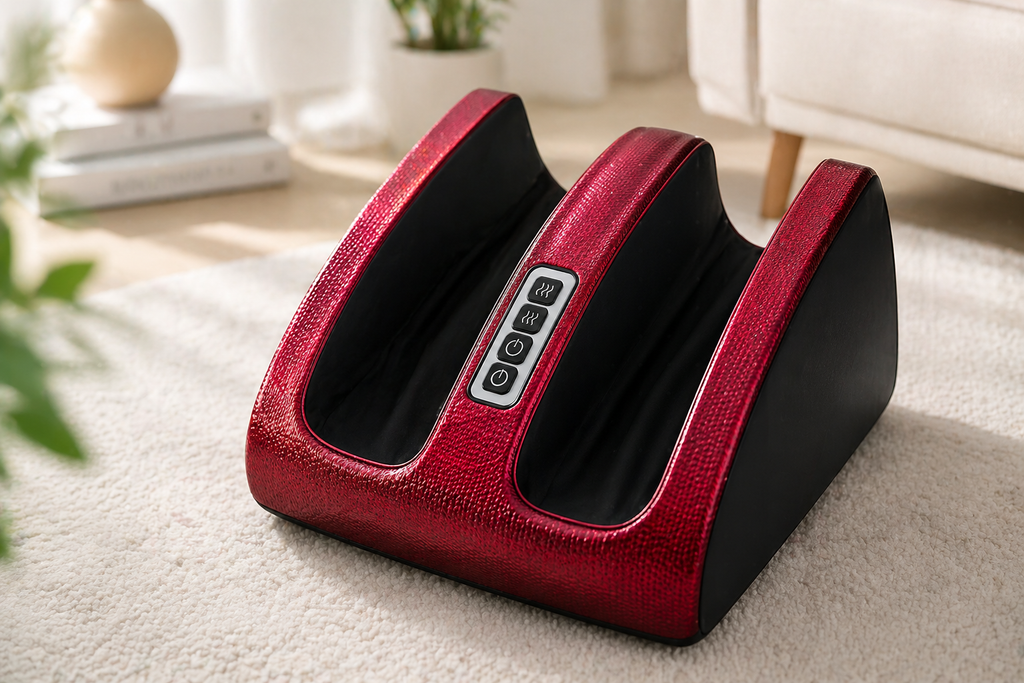 Heated Shiatsu Foot Massager for Pain Relief & Relaxation