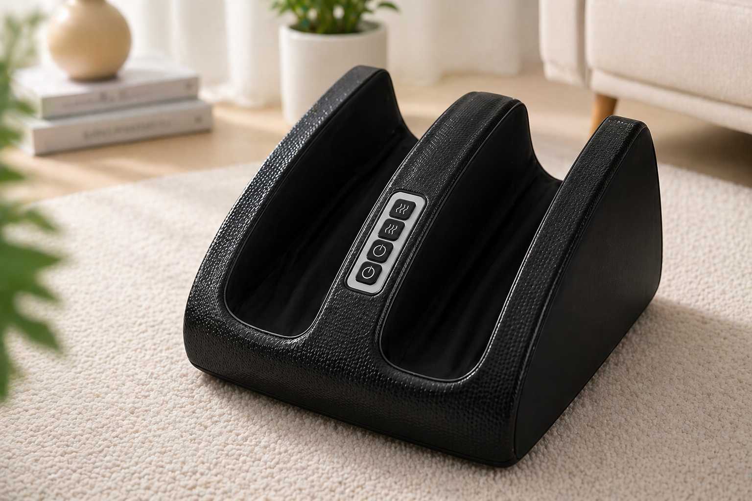 Heated Shiatsu Foot Massager for Pain Relief & Relaxation