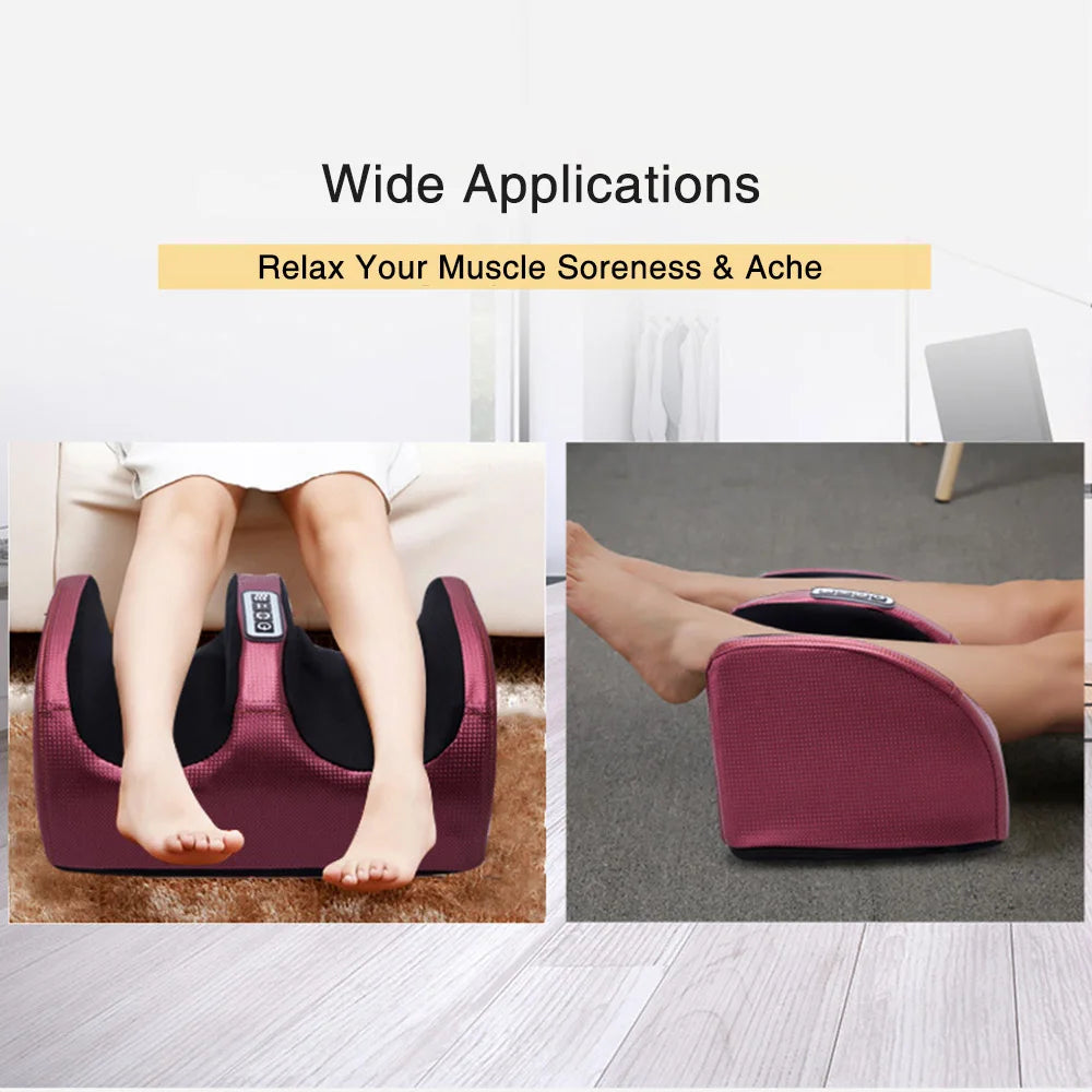 Heated Shiatsu Foot Massager for Pain Relief & Relaxation