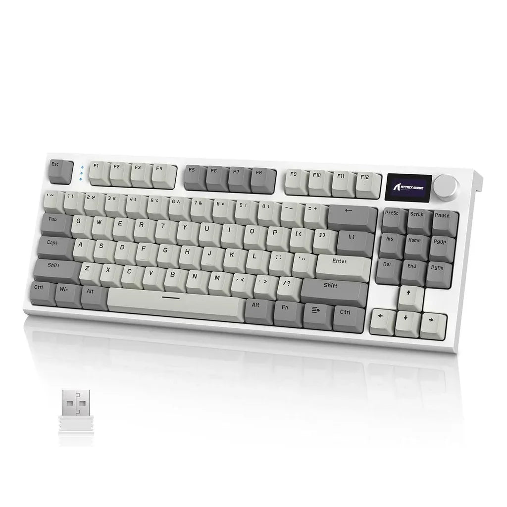 Wireless Mechanical Keyboard with Knob & Smart Display
