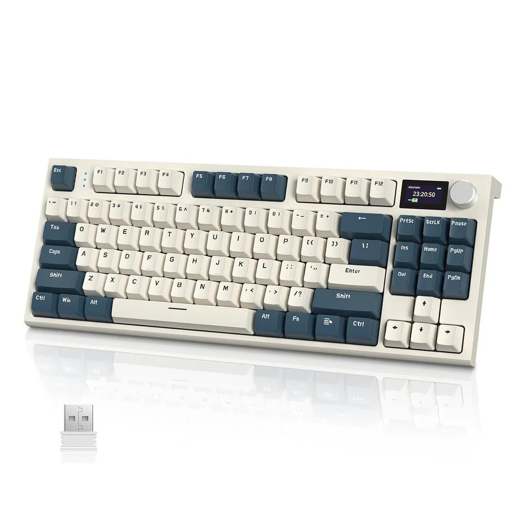Wireless Mechanical Keyboard with Knob & Smart Display