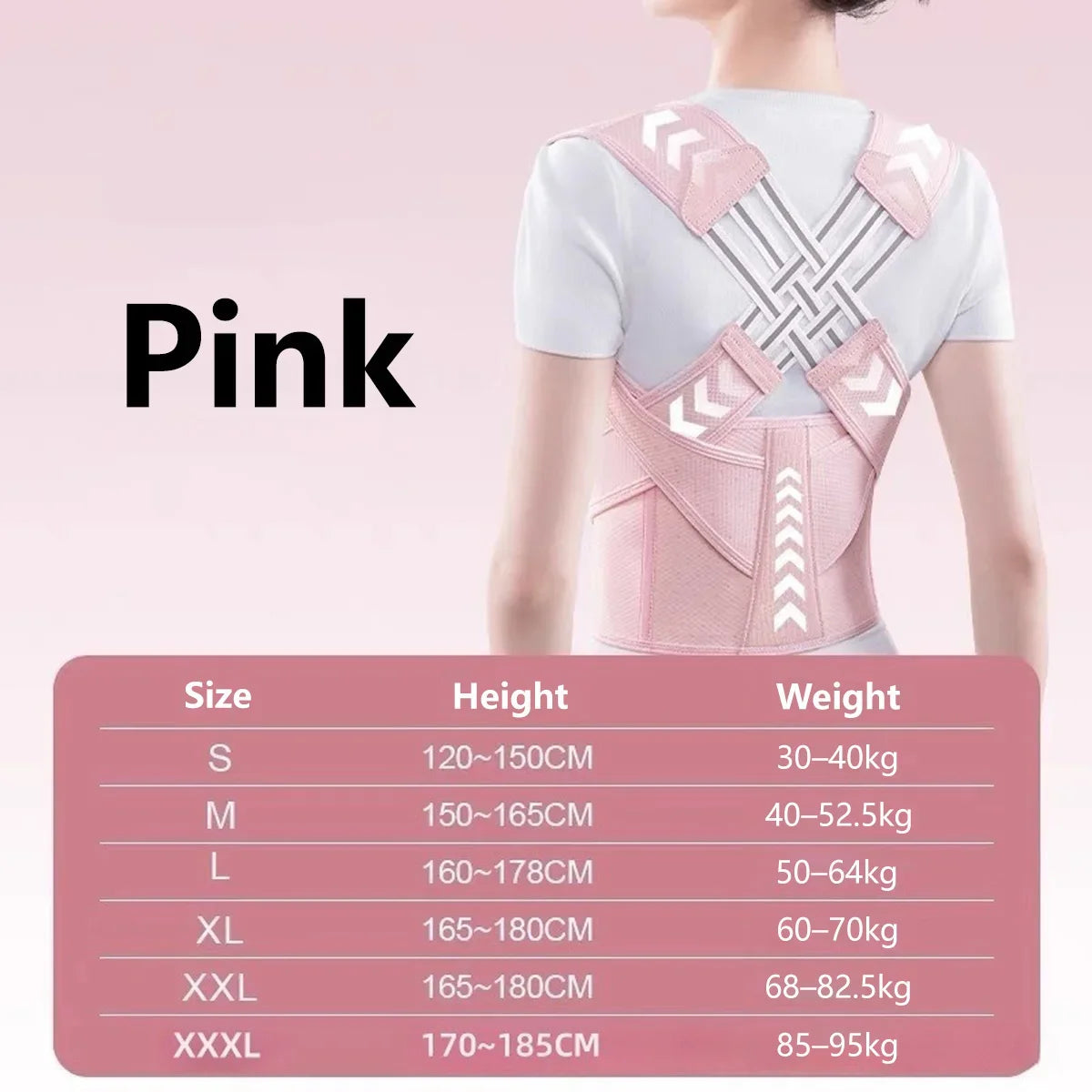 Adjustable Posture Corrector for Back Support & Alignment