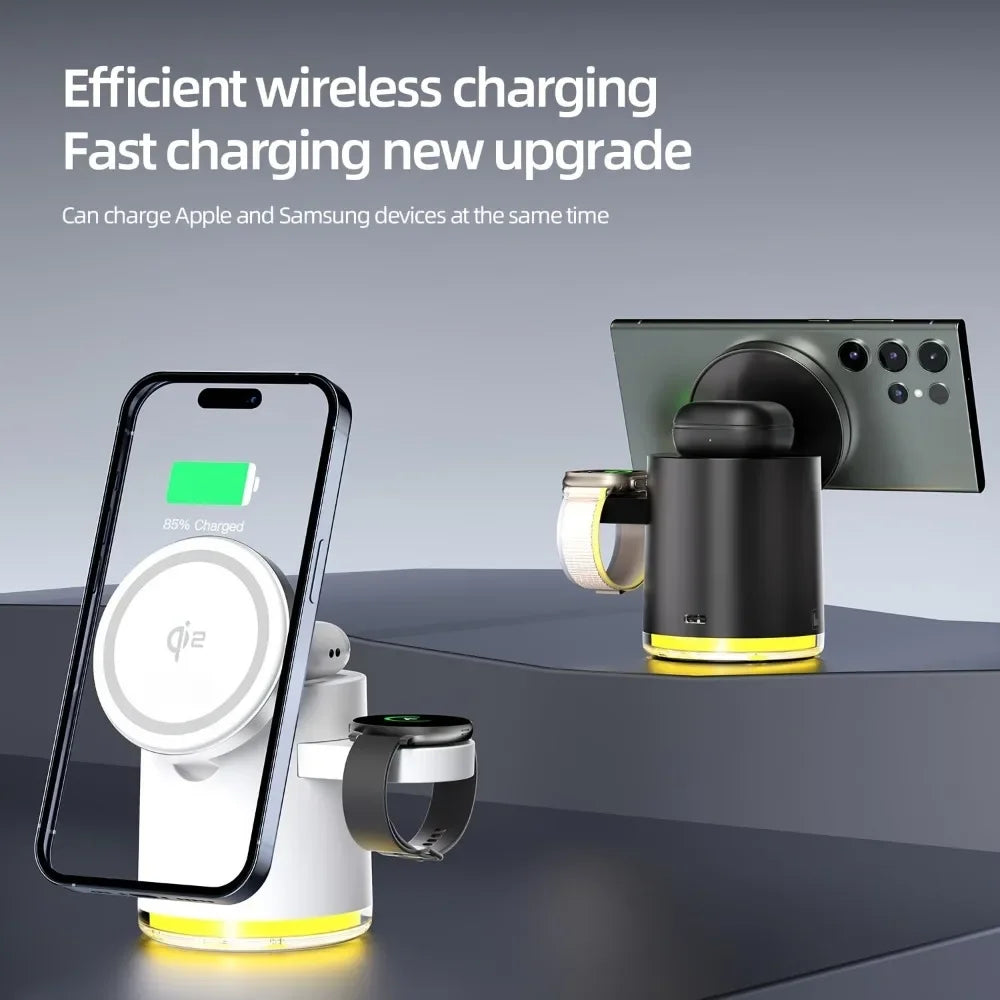 4-in-1 Wireless Charging Station for iPhone, Apple Watch & AirPods