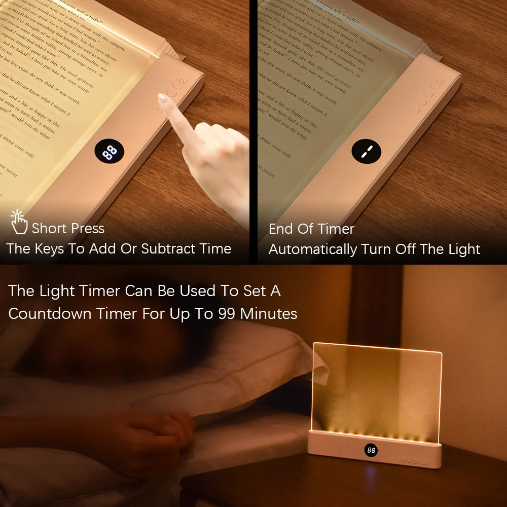 Portable LED Reading Light for Bed & Travel