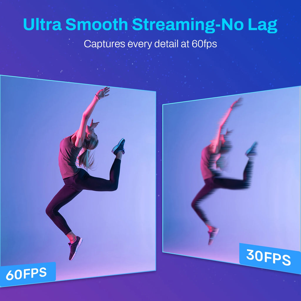 4K Streaming Webcam with Autofocus & Built-In Microphone