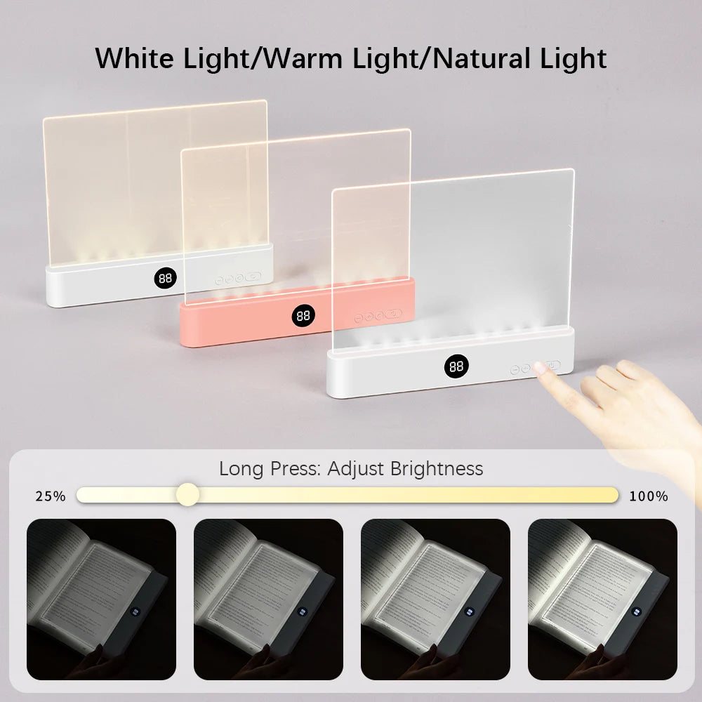 Portable LED Reading Light for Bed & Travel