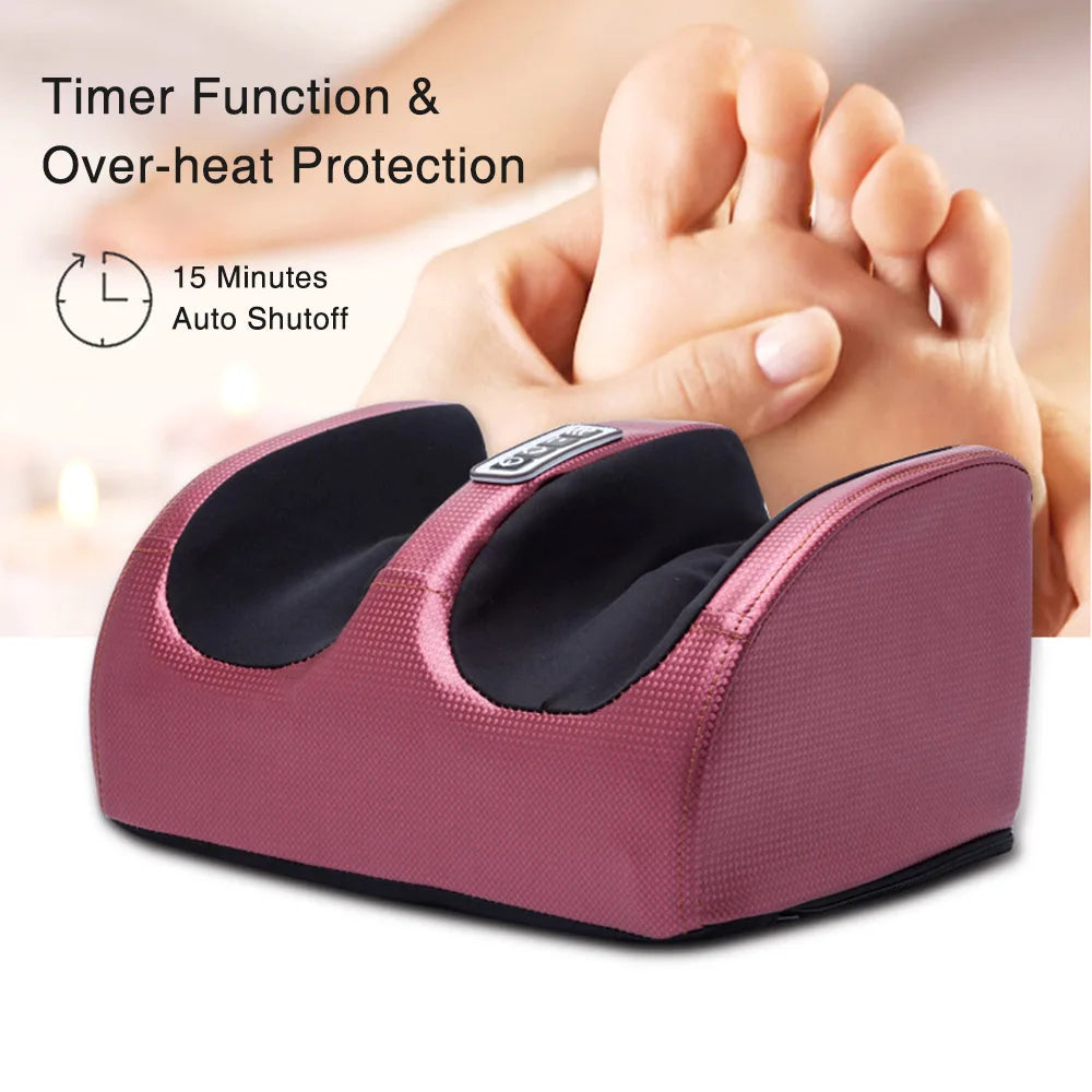 Heated Shiatsu Foot Massager for Pain Relief & Relaxation