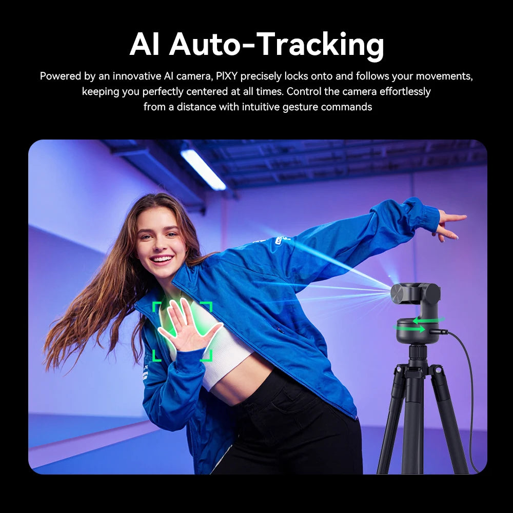 4K AI Tracking Webcam with Autofocus & Dual Cameras